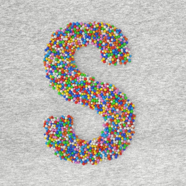 Sweet sprinkles - letter S by peggieprints